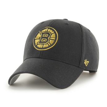Boston Bruins baseball sapka Metallic Snap 47 MVP Black