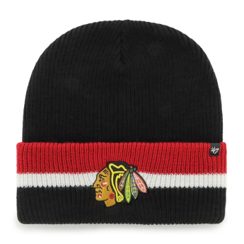 Chicago Blackhawks téli sapka Split Cuff 47 CUFF KNIT Black