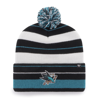 San Jose Sharks téli sapka Power Line 47 CUFF KNIT Black