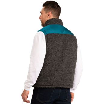 San Jose Sharks férfi mellény Power Hitter Reversible Vest