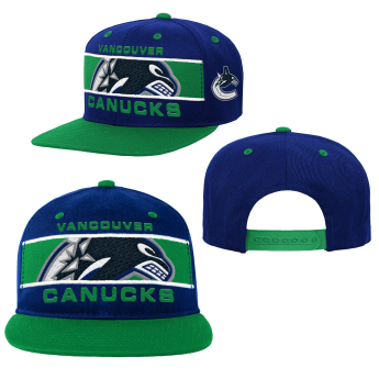 Vancouver Canucks gyerek flat siltes sapka Logo Bar Deadstock Snapback