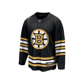 Boston Bruins gyerek jégkorong mez Charlie McAvoy 73 black 100th Anniversary Premier Breakaway Jersey