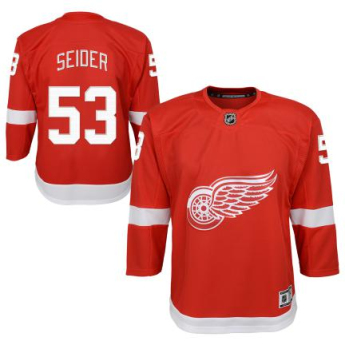 Detroit Red Wings gyerek jégkorong mez Moritz Seider Premier Home