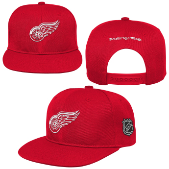 Detroit Red Wings gyerek flat siltes sapka Logo Flatbrim Snapback