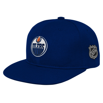 Edmonton Oilers gyerek flat siltes sapka Logo Flatbrim Snapback