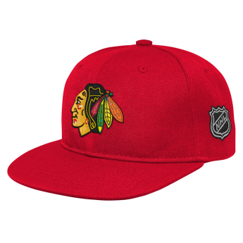Chicago Blackhawks gyerek flat siltes sapka Logo Flatbrim Snapback