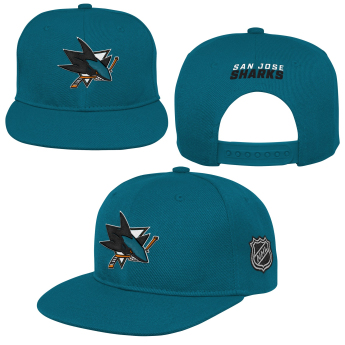 San Jose Sharks gyerek flat siltes sapka Logo Flatbrim Snapback