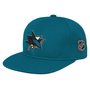 San Jose Sharks gyerek flat siltes sapka Logo Flatbrim Snapback