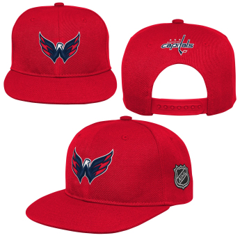 Washington Capitals gyerek flat siltes sapka Logo Flatbrim Snapback