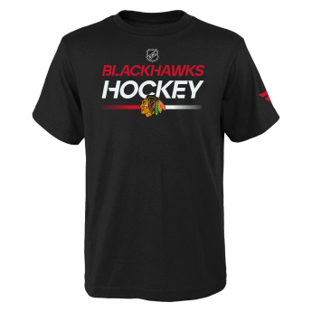 Chicago Blackhawks gyerek póló Apro Wordmark Ss Ctn Tee black