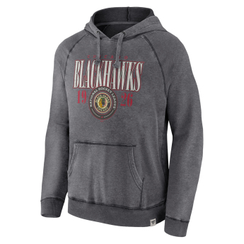 Chicago Blackhawks férfi kapucnis pulóver A/LS Hoodie grey