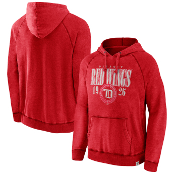 Detroit Red Wings férfi kapucnis pulóver A/LS Hoodie red