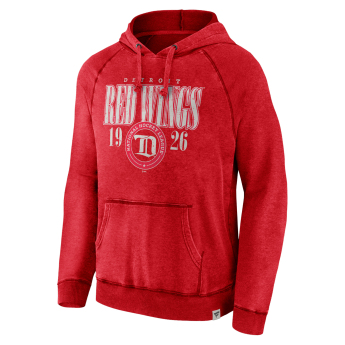 Detroit Red Wings férfi kapucnis pulóver A/LS Hoodie red