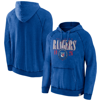 New York Rangers férfi kapucnis pulóver A/LS Hoodie blue