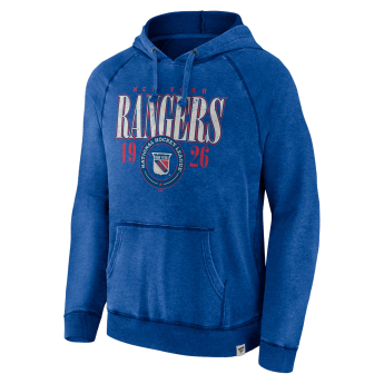 New York Rangers férfi kapucnis pulóver A/LS Hoodie blue