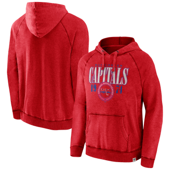 Washington Capitals férfi kapucnis pulóver A/LS Hoodie red