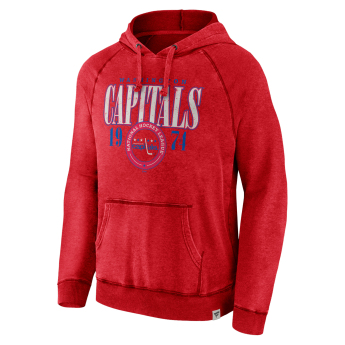 Washington Capitals férfi kapucnis pulóver A/LS Hoodie red