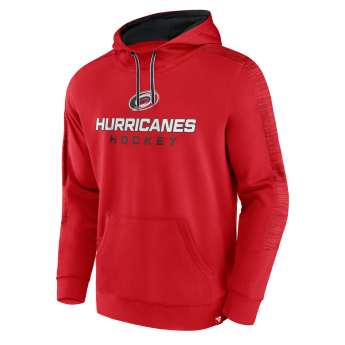 Carolina Hurricanes férfi kapucnis pulóver Poly Fleece POH red