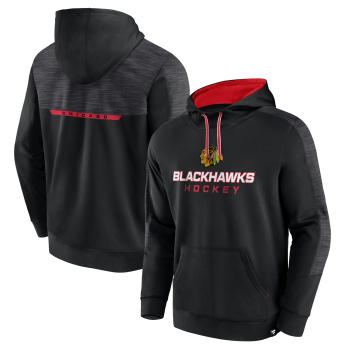 Chicago Blackhawks férfi kapucnis pulóver Poly Fleece POH black