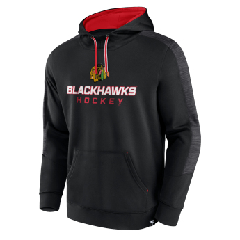 Chicago Blackhawks férfi kapucnis pulóver Poly Fleece POH black
