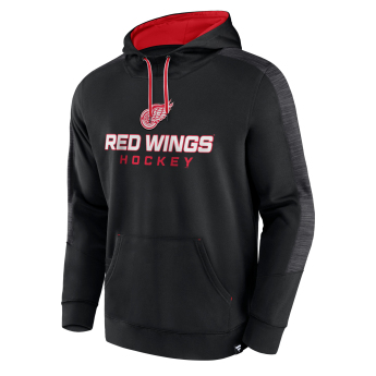 Detroit Red Wings férfi kapucnis pulóver Poly Fleece POH black