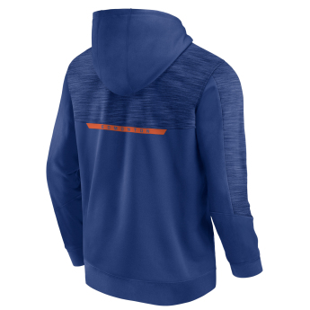 Edmonton Oilers férfi kapucnis pulóver Poly Fleece POH blue