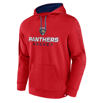 Florida Panthers férfi kapucnis pulóver Poly Fleece POH red