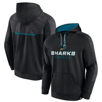 San Jose Sharks férfi kapucnis pulóver Poly Fleece POH black