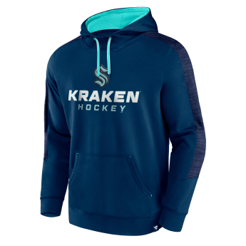 Seattle Kraken férfi kapucnis pulóver Poly Fleece POH navy