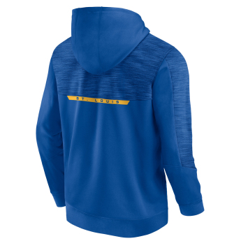 St. Louis Blues férfi kapucnis pulóver Poly Fleece POH blue