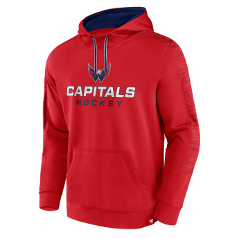 Washington Capitals férfi kapucnis pulóver Poly Fleece POH red