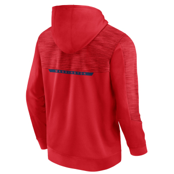 Washington Capitals férfi kapucnis pulóver Poly Fleece POH red