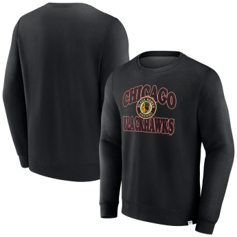 Chicago Blackhawks férfi pulóver Fleece Crew