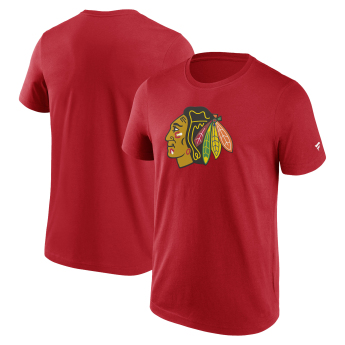 Chicago Blackhawks férfi póló Primary Logo Graphic T-Shirt red