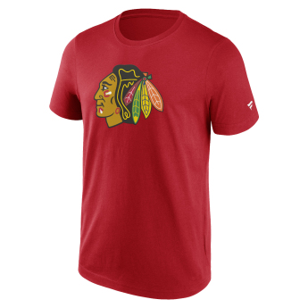 Chicago Blackhawks férfi póló Primary Logo Graphic T-Shirt red