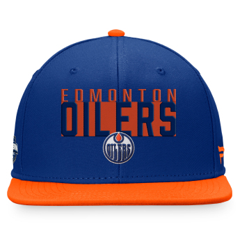 Edmonton Oilers baseball flat sapka Fundamental Color Blocked Snapback