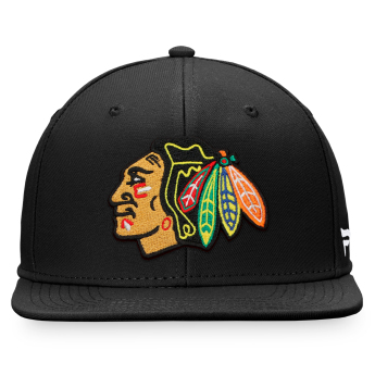 Chicago Blackhawks baseball flat sapka Core Snapback black