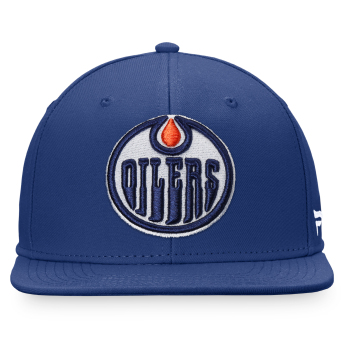 Edmonton Oilers baseball flat sapka Core Snapback blue