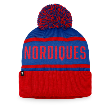 Qubec Nordiques téli sapka Heritage Beanie Cuff with Pom