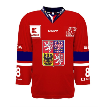 Jégkorong képviselet hoki mez Czech Republic 2023/24 CCM PRO Authentic - red