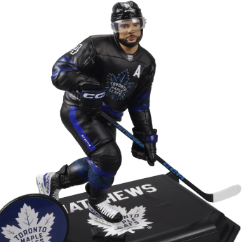 Toronto Maple Leafs bábu Auston Matthews #34 Figure SportsPicks THIRD JERSEY GOLD LABEL