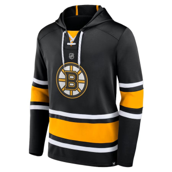 Boston Bruins férfi kapucnis pulóver Pastrňák Name & Number Lace-Up Pullover Hoodie