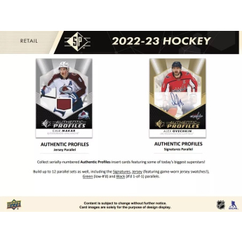 NHL dobozok NHL hokikártyák 2022-23 Upper Deck SP Hockey Blaster Box