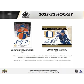 NHL dobozok NHL hokikártyák 2022-23 Upper Deck SP Hockey Hobby Box
