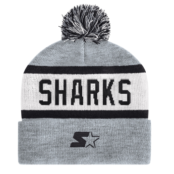 San Jose Sharks téli sapka Biscuit Knit Skull