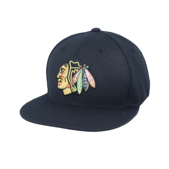 Chicago Blackhawks baseball flat sapka 400 Series Black