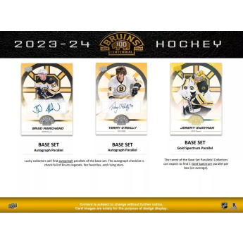 NHL dobozok NHL hokikártyák 2023-24 Upper Deck Boston Bruins Centennial Box Set