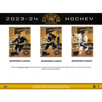 NHL dobozok NHL hokikártyák 2023-24 Upper Deck Boston Bruins Centennial Box Set