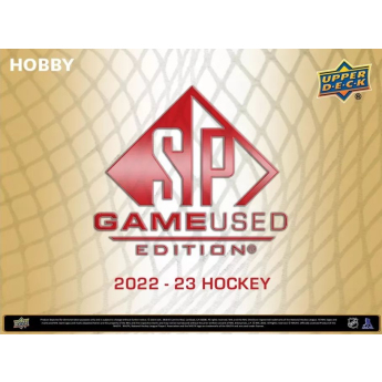 NHL dobozok NHL hokikártyák 2022-23 Upper Deck SP Game Used Hobby Box