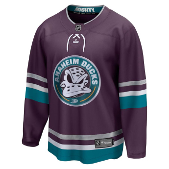 Anaheim Ducks hoki mez Breakaway Home Jersey Purple 30th Anniversary